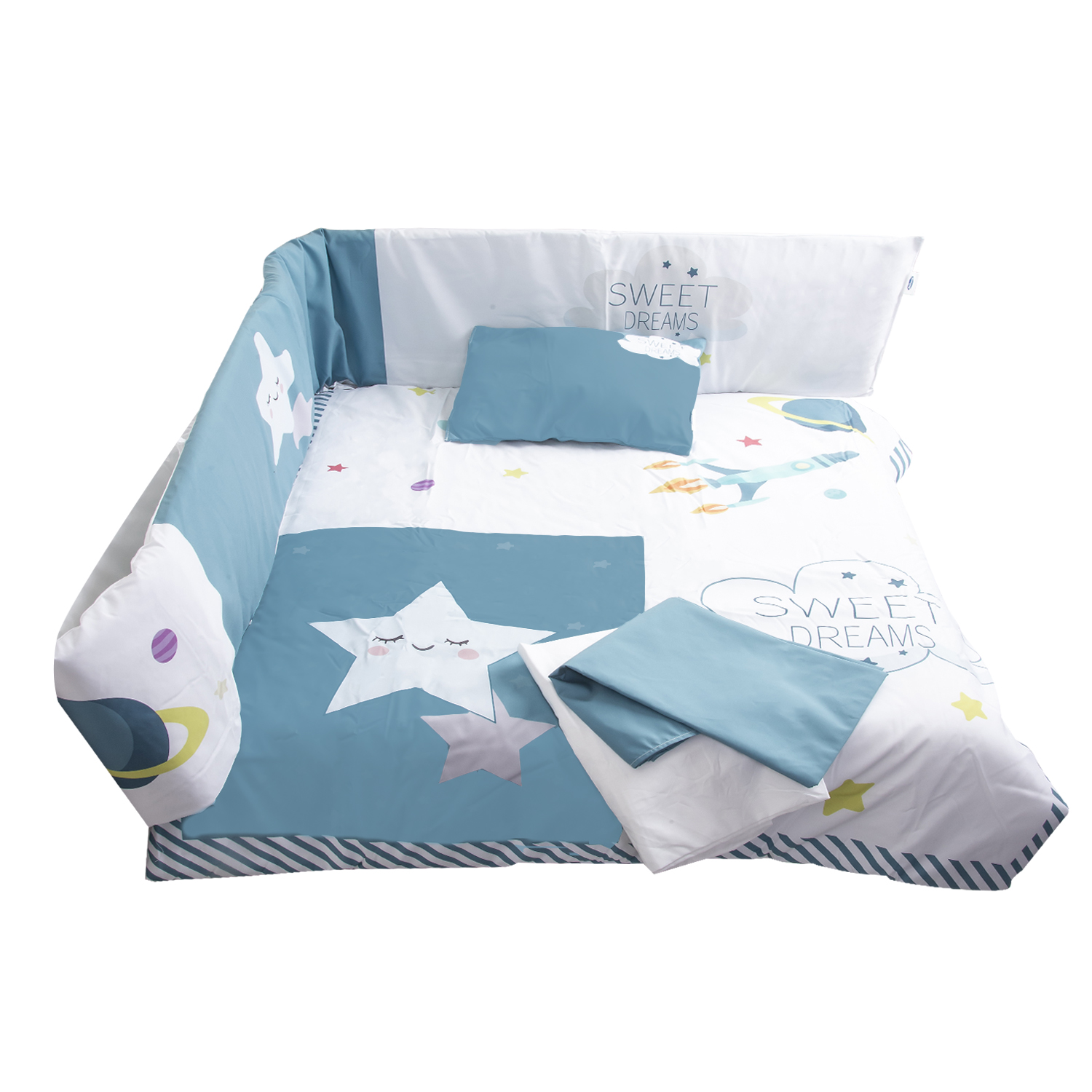 SET DE CUNA ESPACIAL 5 PIEZAS BEBESIT - 7
