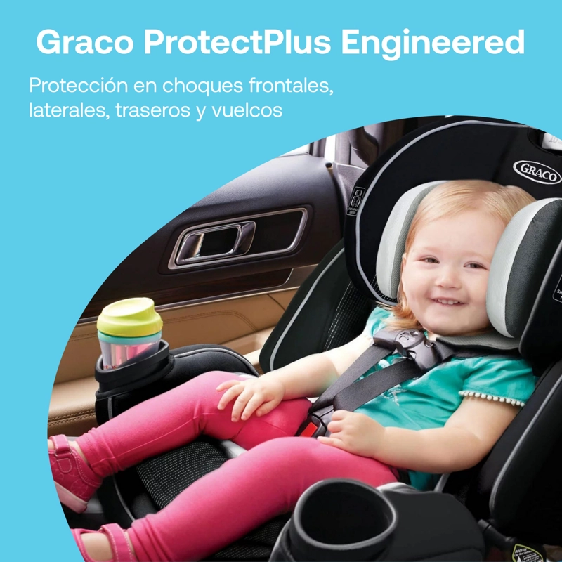 SILLA AUTO GRACO 4EVER EXTEND2FIT CLOVE NEGRO - 6
