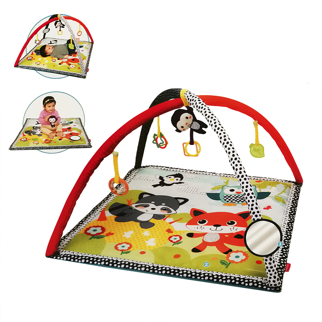 GIMNASIO INFANTINO ALFOMBRA POND PALS MULTICOLOR - 2