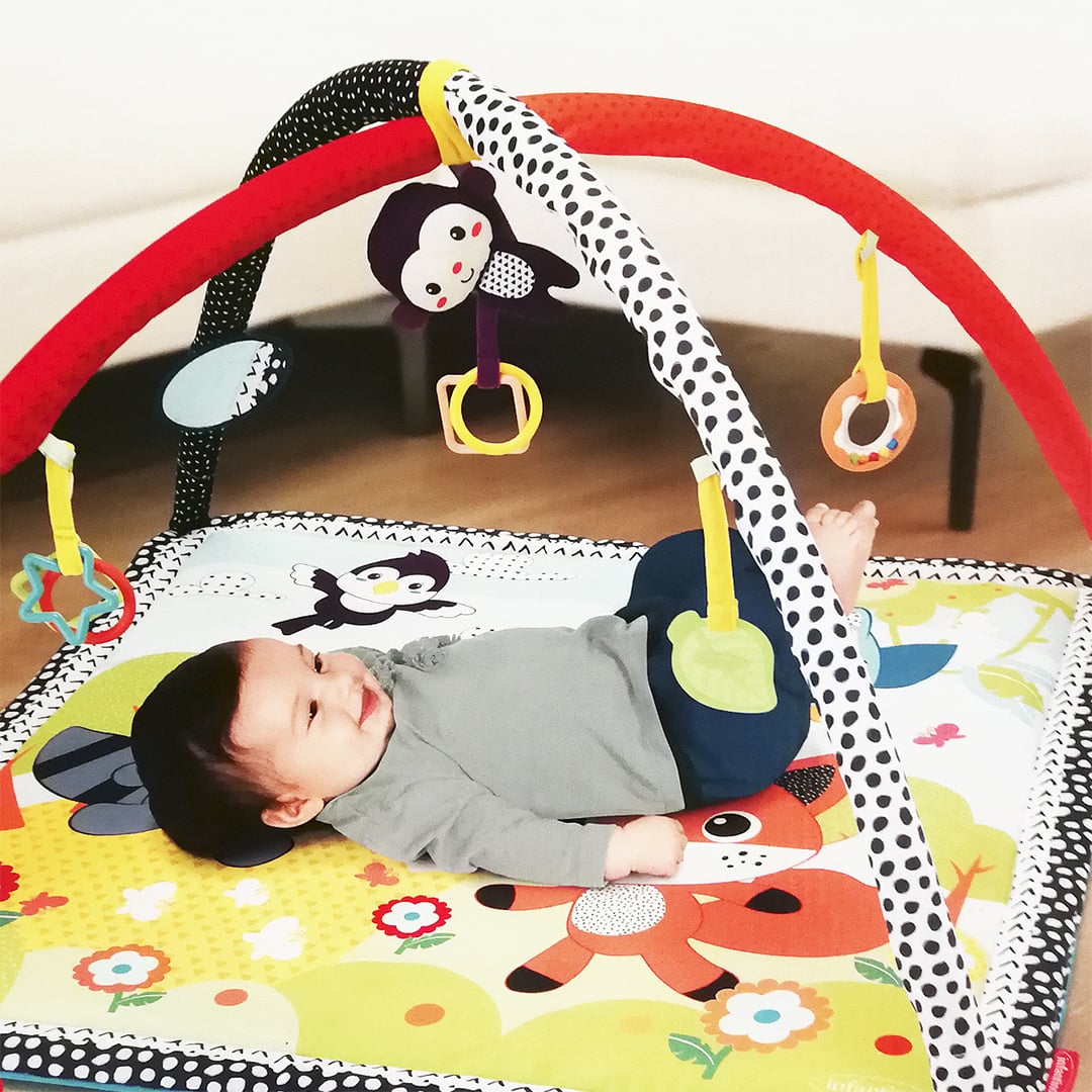 GIMNASIO INFANTINO ALFOMBRA POND PALS MULTICOLOR - 3