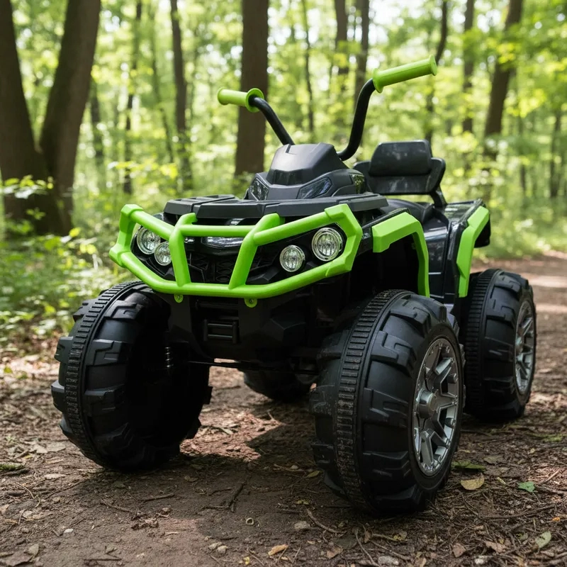 CUATRIMOTO A BATERIA OUTLANDER VERDE BEBESIT - 2
