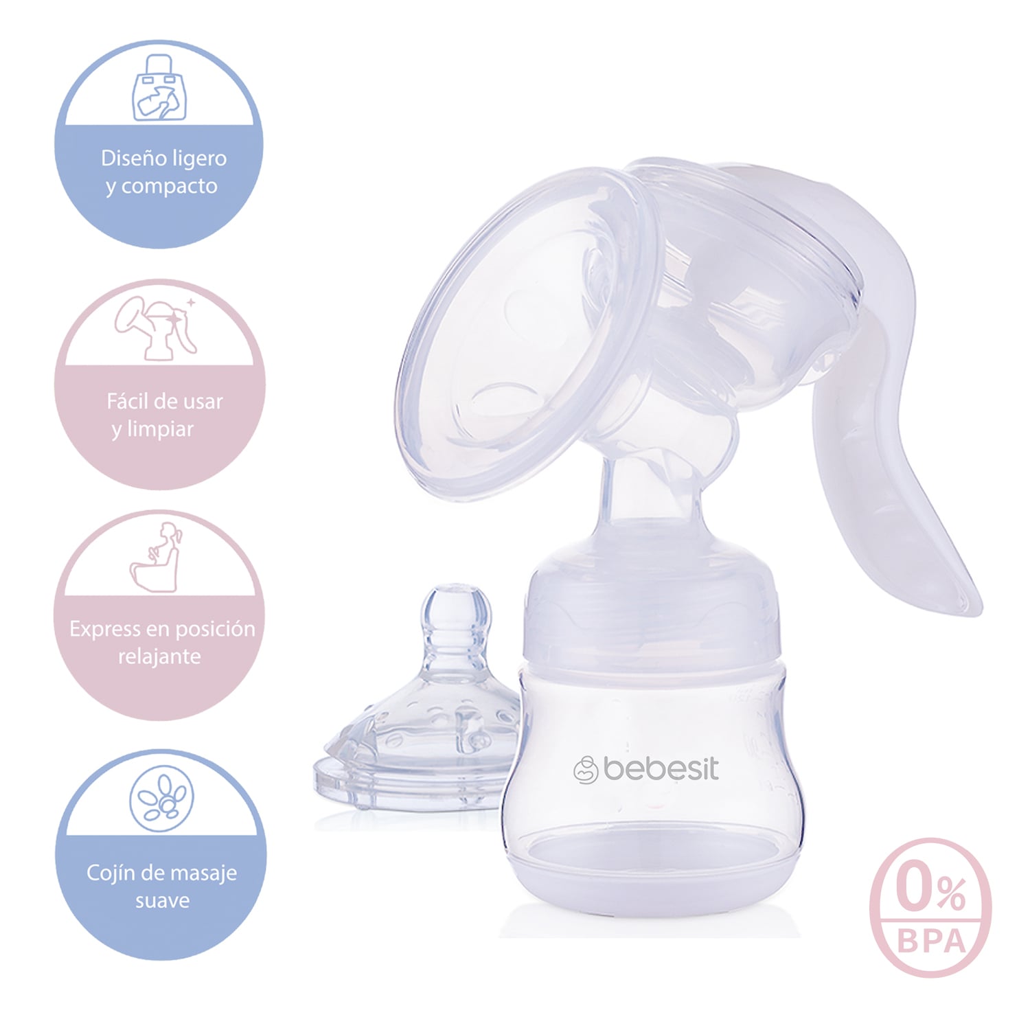 EXTRACTOR LECHE BEBESIT MANUAL MAGIC EASY - 2