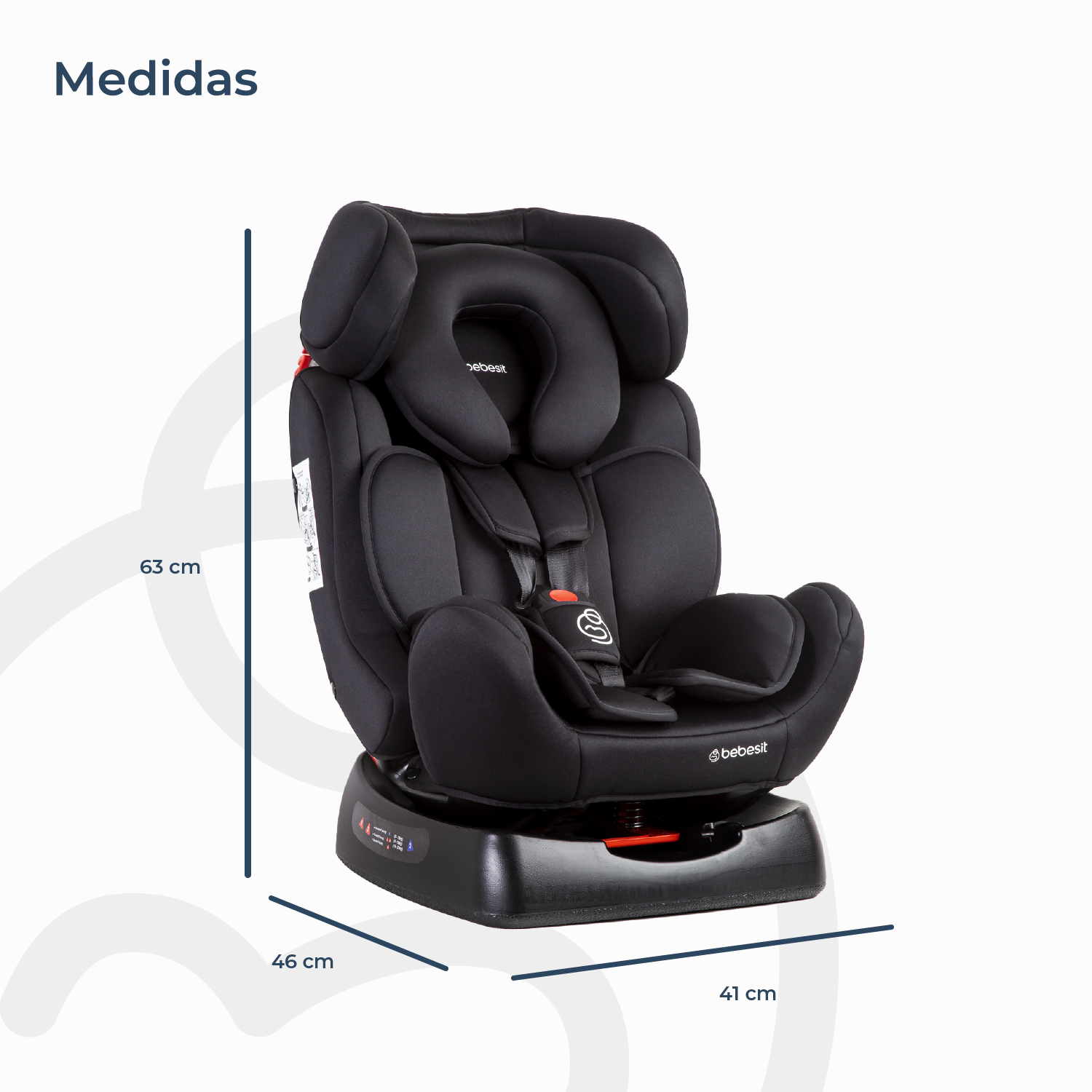 SILLA AUTO BEBESIT ORBIT LX NEGRO - 9