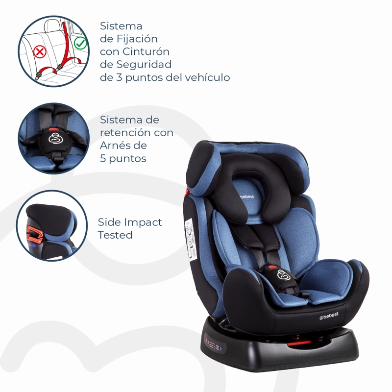 SILLA AUTO BEBESIT ORBIT LX AZUL - 5