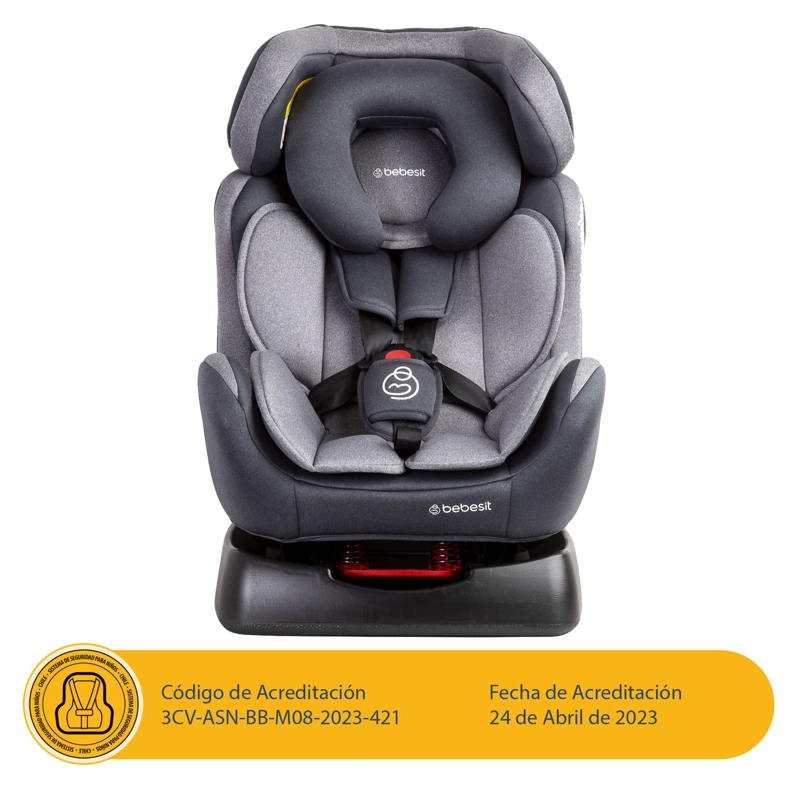 SILLA AUTO BEBESIT ORBIT LX GRIS - 2