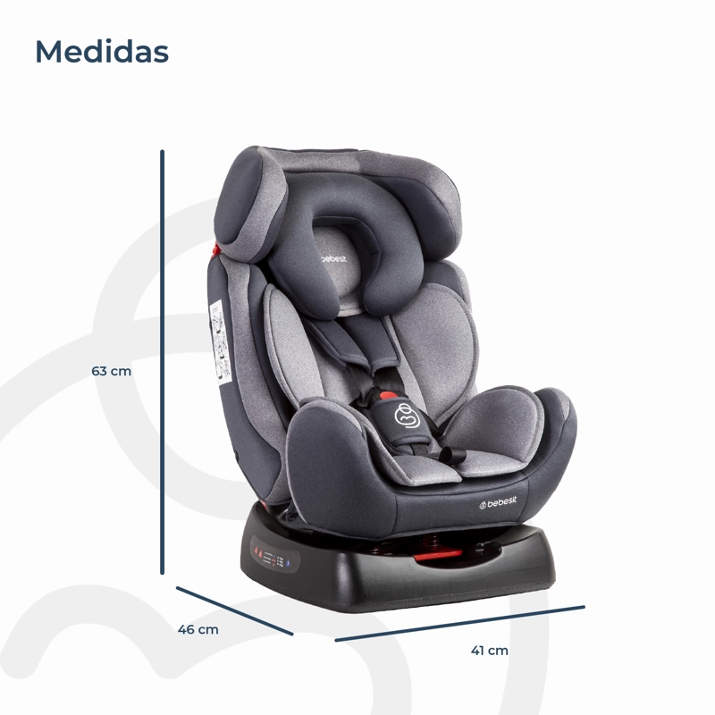 SILLA AUTO BEBESIT ORBIT LX GRIS - 9