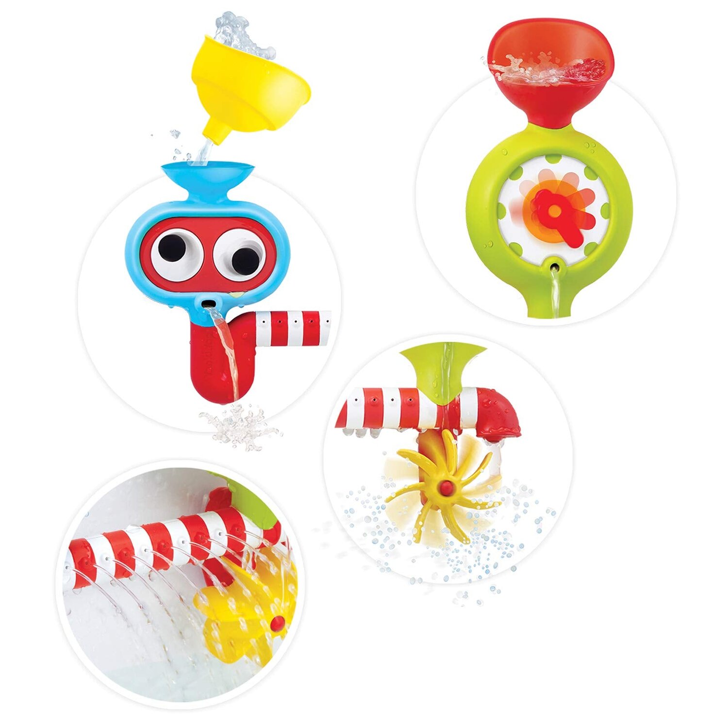 JUEGO BAÑO YOOKIDOO LABORATORIO INFANTIL NIÑO NIÑA TINA ROJO - 5