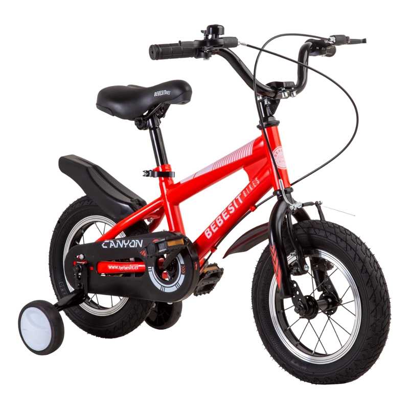 BICICLETA INFANTIL CANYON ARO 12 ROJA BEBESIT - 1