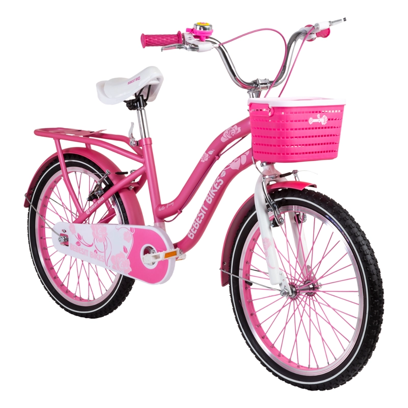 BICICLETA INFANTIL QUEEN ARO 20 ROSADA BEBESIT - 1