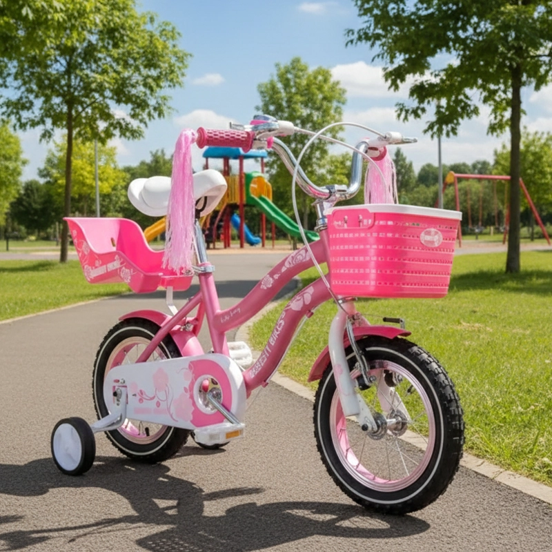 BICICLETA BEBESIT ARO 12 INFANTIL QUEEN ROSADA - 2