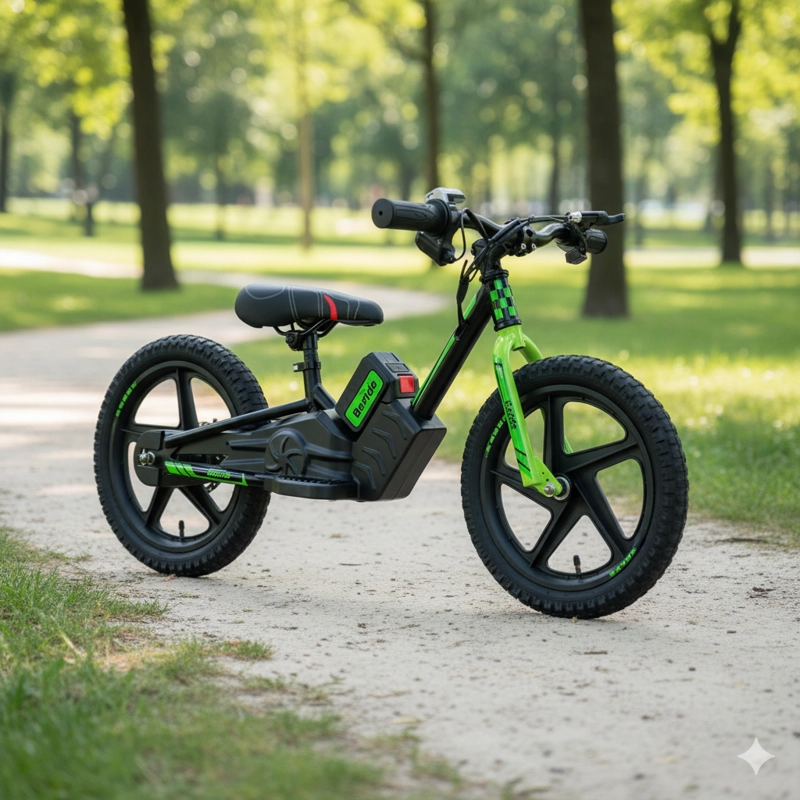 BICICLETA ELÉCTRICA BEBESIT ARO 12 BERIDE VERDE - 2