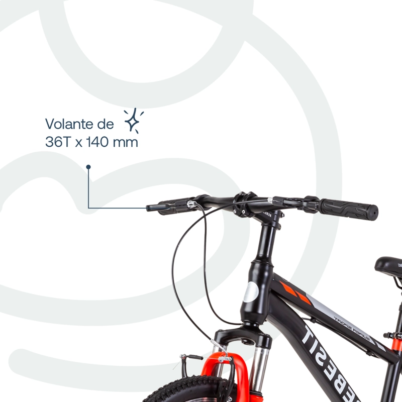 BICICLETA INFANTIL KYSON ARO 20 ROJA BEBESIT - 7