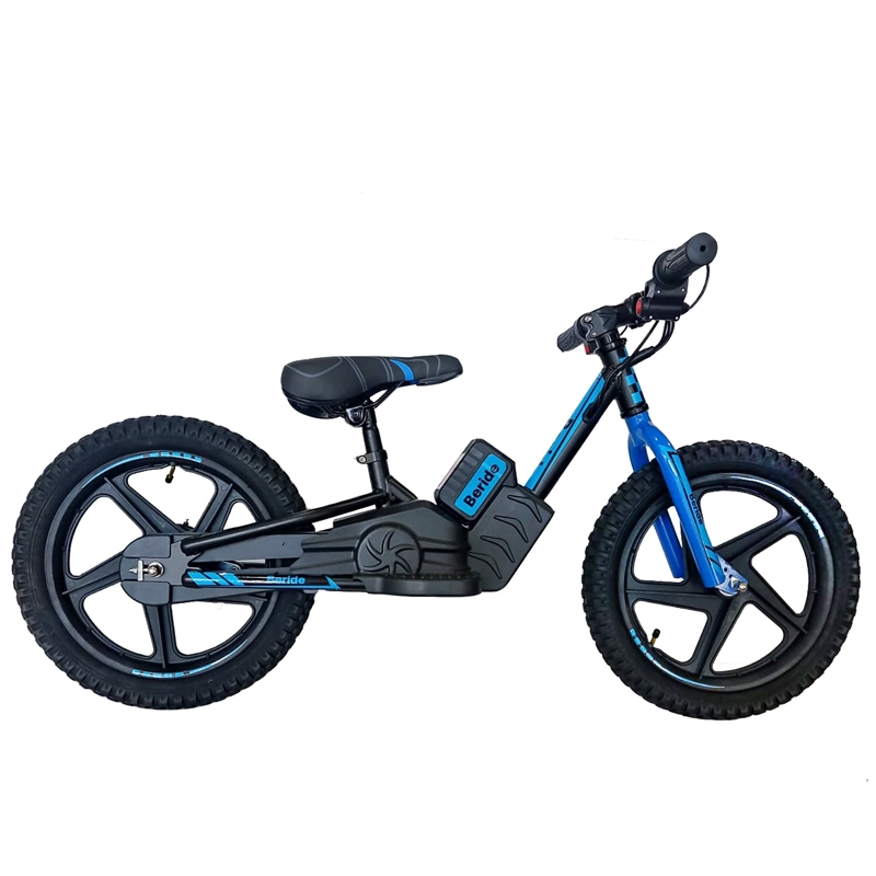 BICICLETA ELE CTRICA INFANTIL BERIDE ARO 16 AZUL BEBESIT - 1