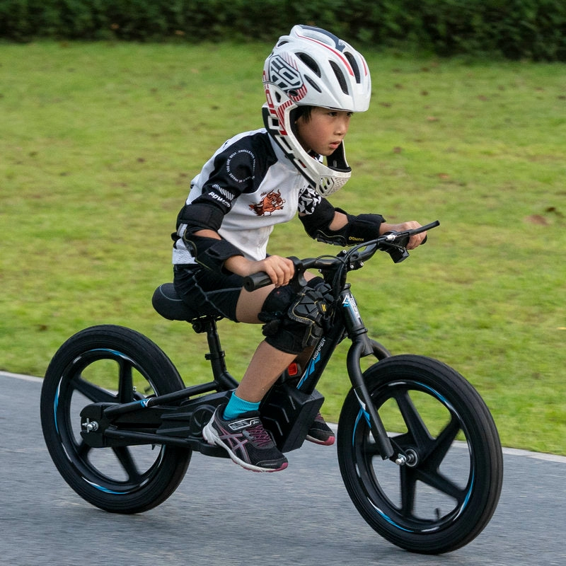 BICICLETA ELE CTRICA INFANTIL BERIDE ARO 16 AZUL BEBESIT - 4