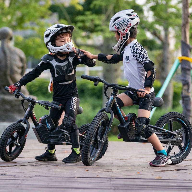 BICICLETA ELE CTRICA INFANTIL BERIDE ARO 16 AZUL BEBESIT - 5