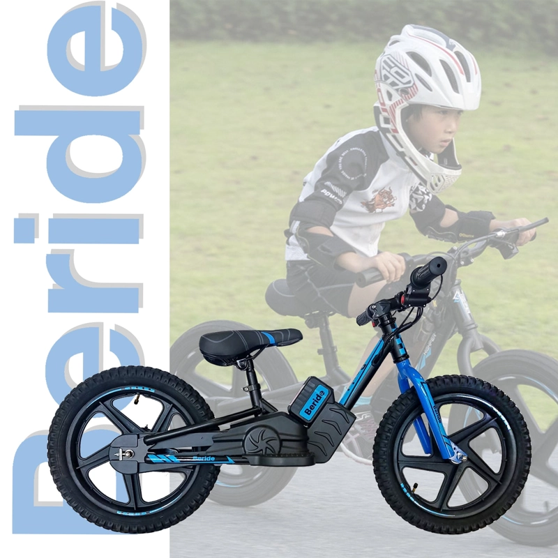 BICICLETA ELE CTRICA INFANTIL BERIDE ARO 16 AZUL BEBESIT - 7