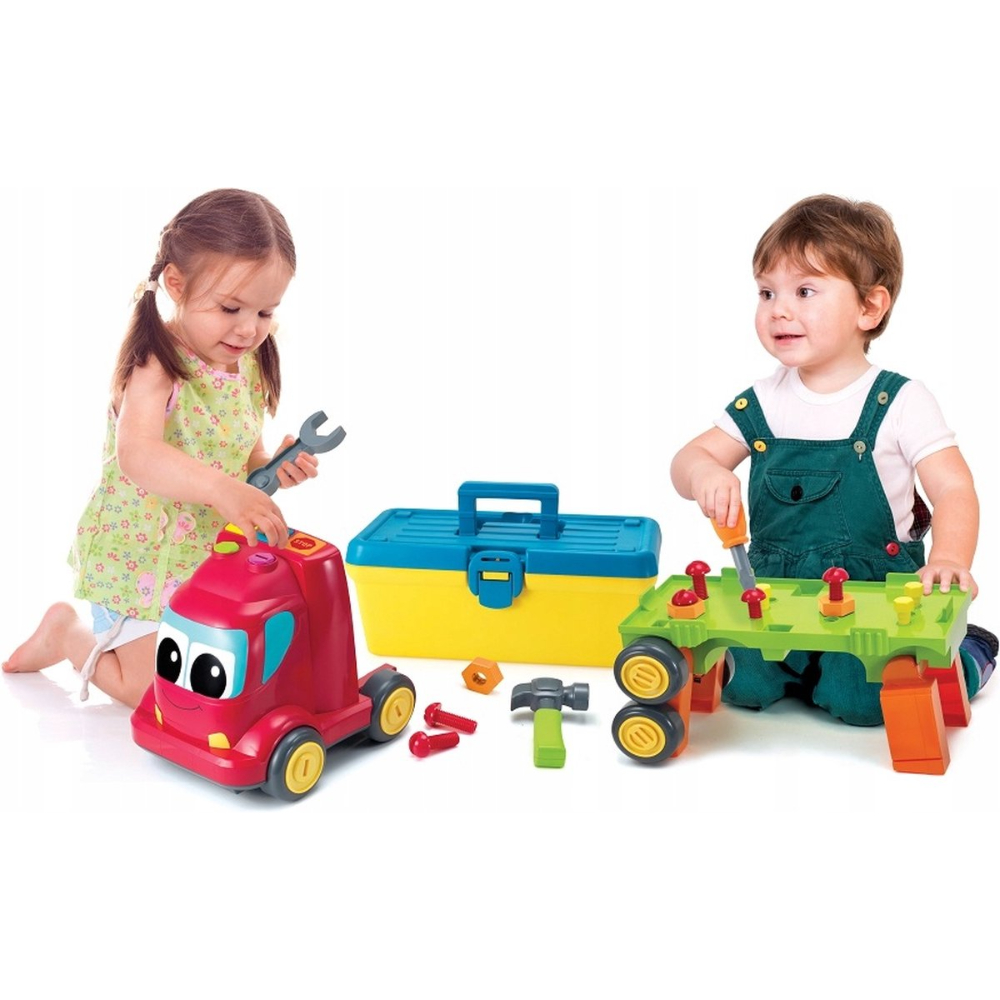 CAMIONCITO INFANTINO JUGUETE CONSTRUCTOR SET ROJO - 4