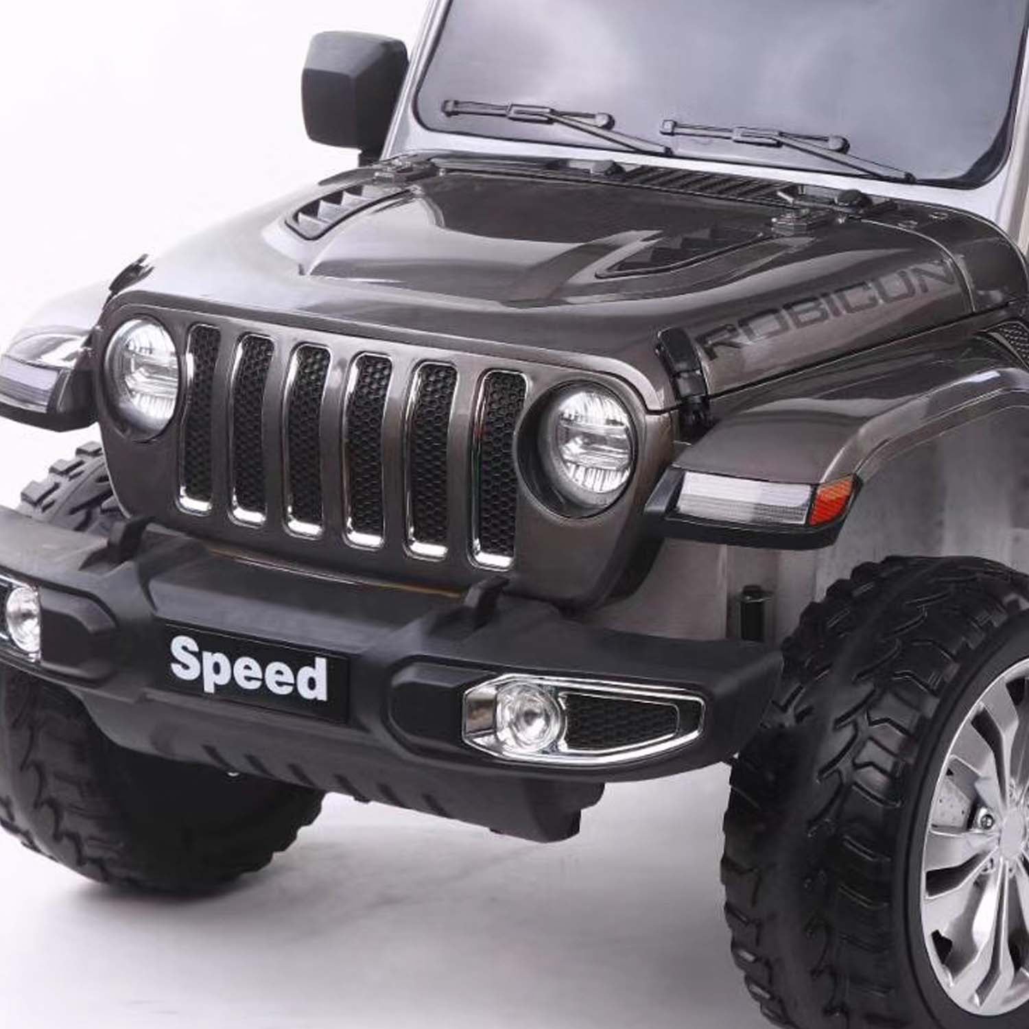 AUTO A BATERIA CAMIONETA RENEGADE NEGRA BEBESIT - 4