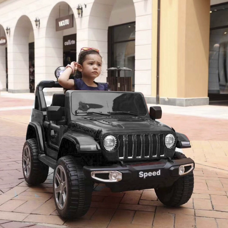 AUTO A BATERIA CAMIONETA RENEGADE NEGRA BEBESIT - 7