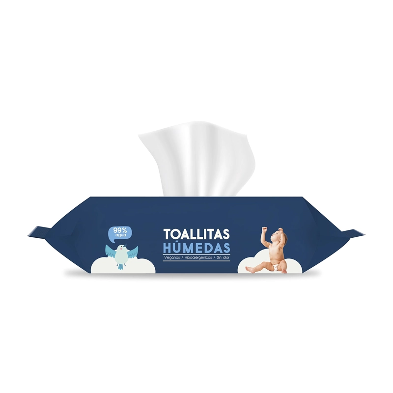 WIPES TOALLAS HUMEDAS BEWATER BEBESIT - CAJA 12X60 UNIDADES - 9