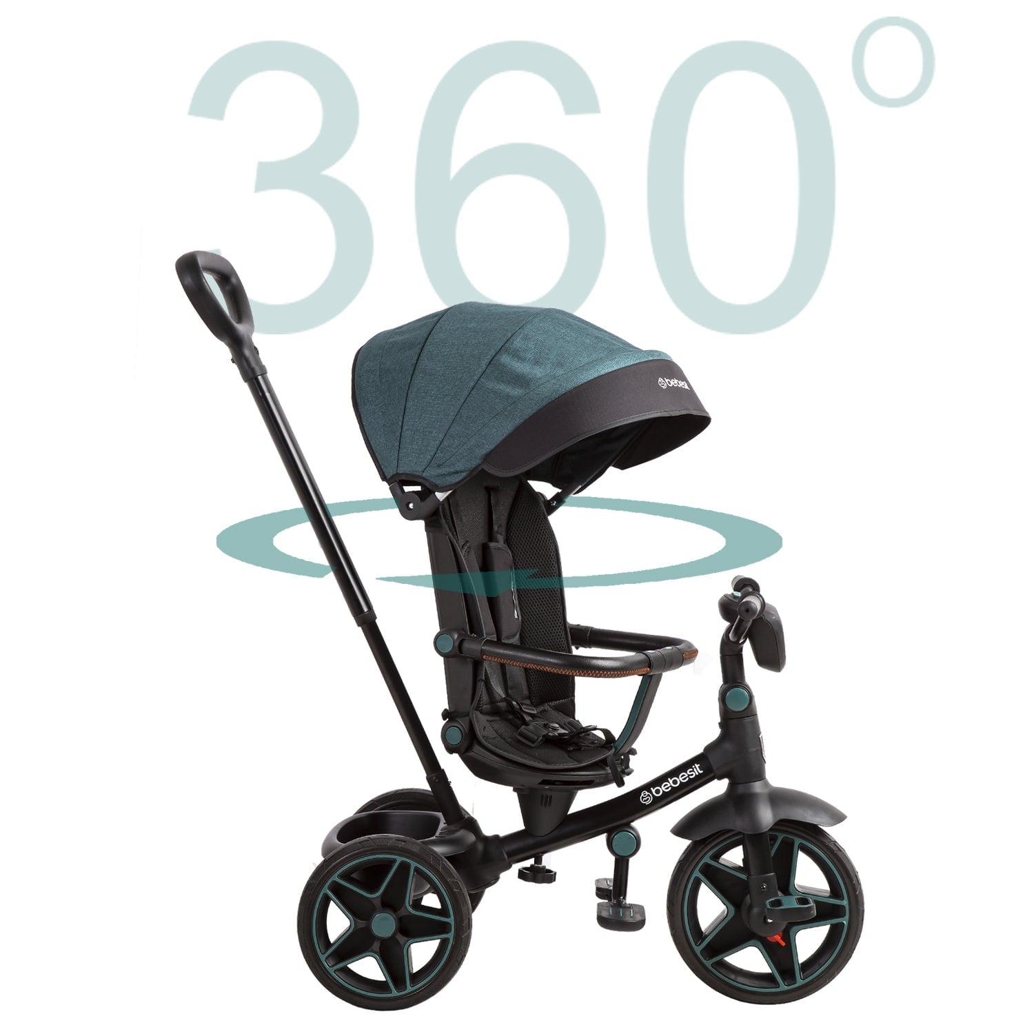 TRICICLO INFANTIL EXPLORER VERDE BEBESIT - 3