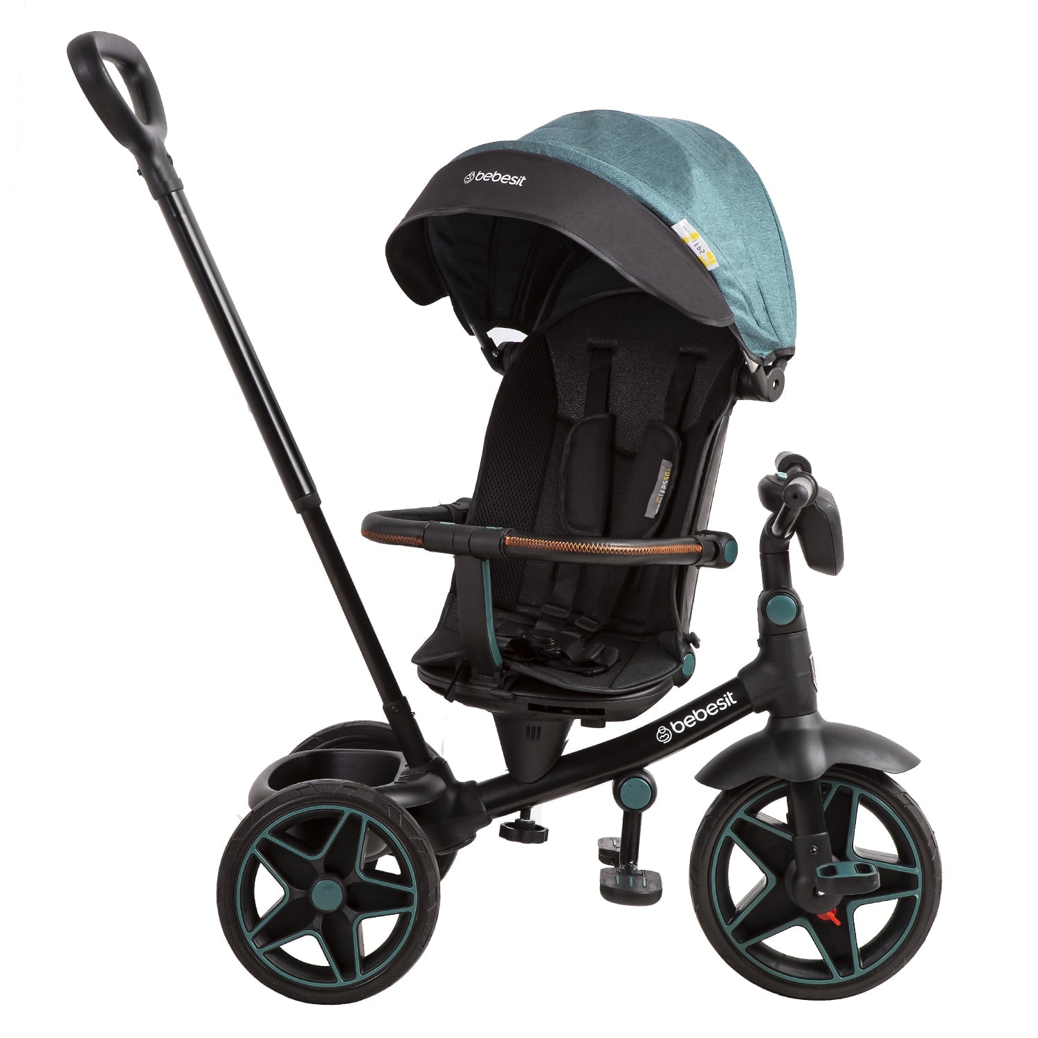 TRICICLO INFANTIL EXPLORER VERDE BEBESIT - 6