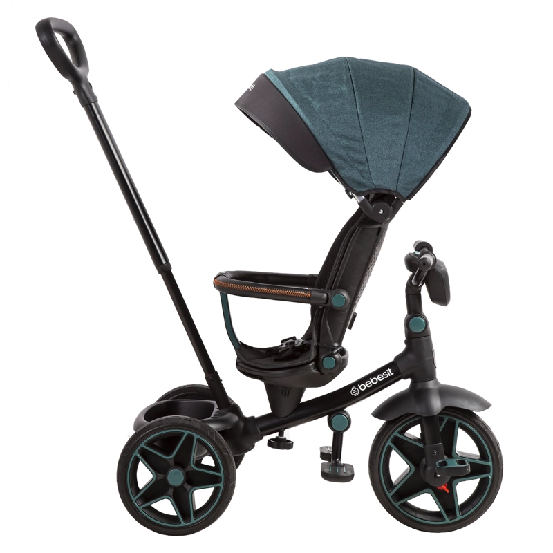 TRICICLO INFANTIL EXPLORER VERDE BEBESIT - 7