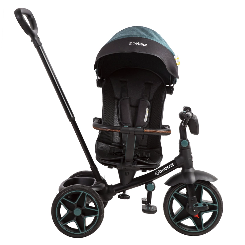 TRICICLO INFANTIL EXPLORER VERDE BEBESIT - 8