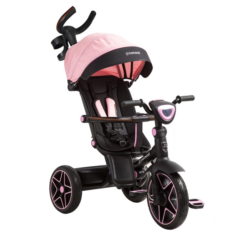 TRICICLO INFANTIL EXPLORER ROSADO BEBESIT - 1