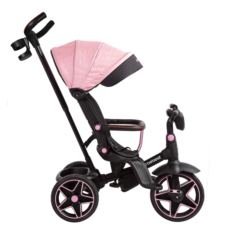 TRICICLO INFANTIL EXPLORER ROSADO BEBESIT - 2