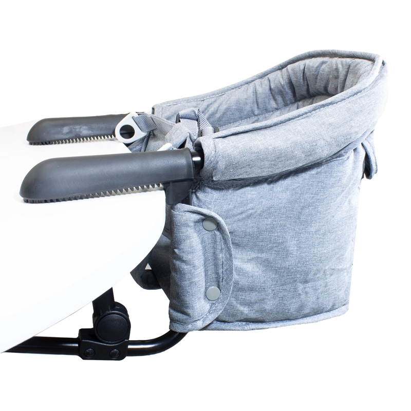 SILLA COMER BEBESIT EAT & BEAR SUJECIÓN MESA PORTABLE GRIS - 1