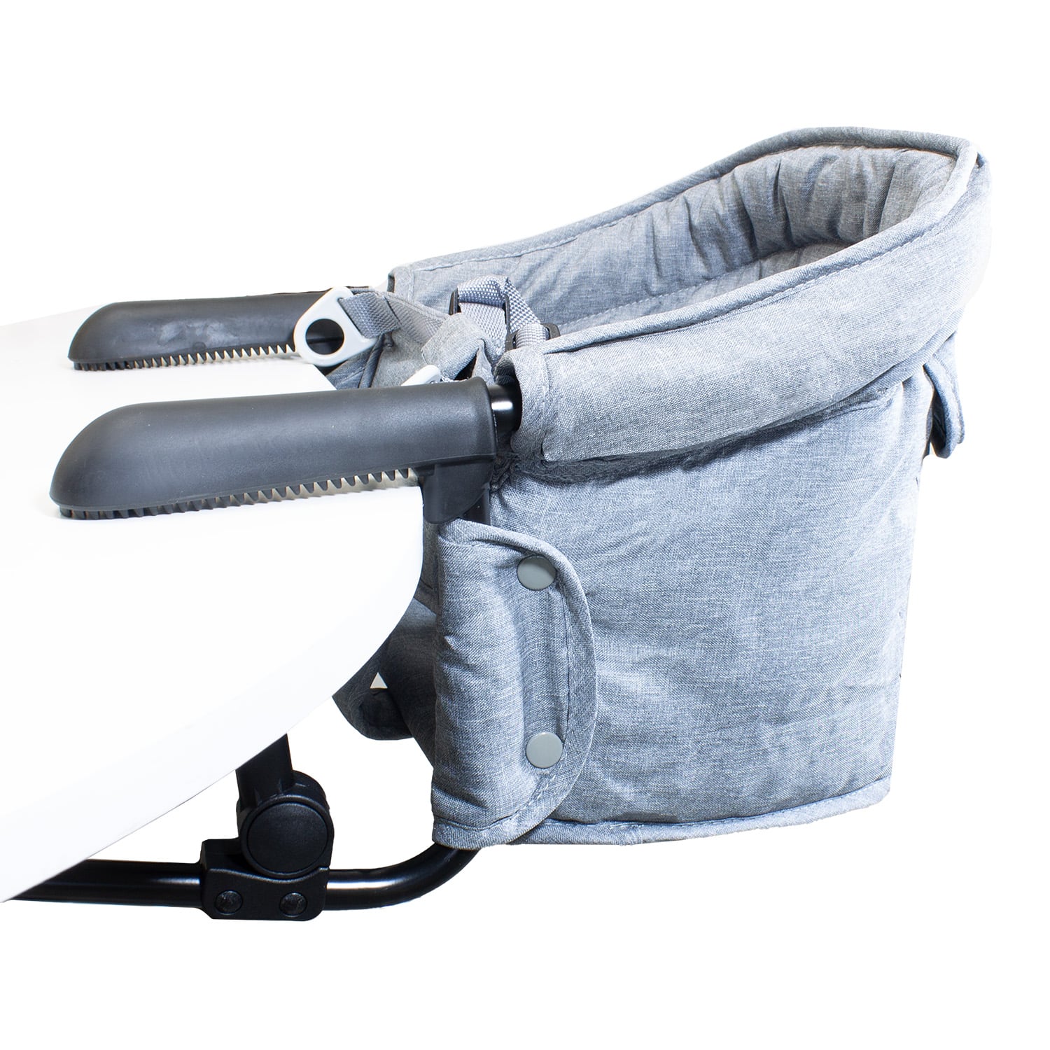 SILLA COMER BEBESIT EAT & BEAR SUJECIÓN MESA PORTABLE GRIS - 1