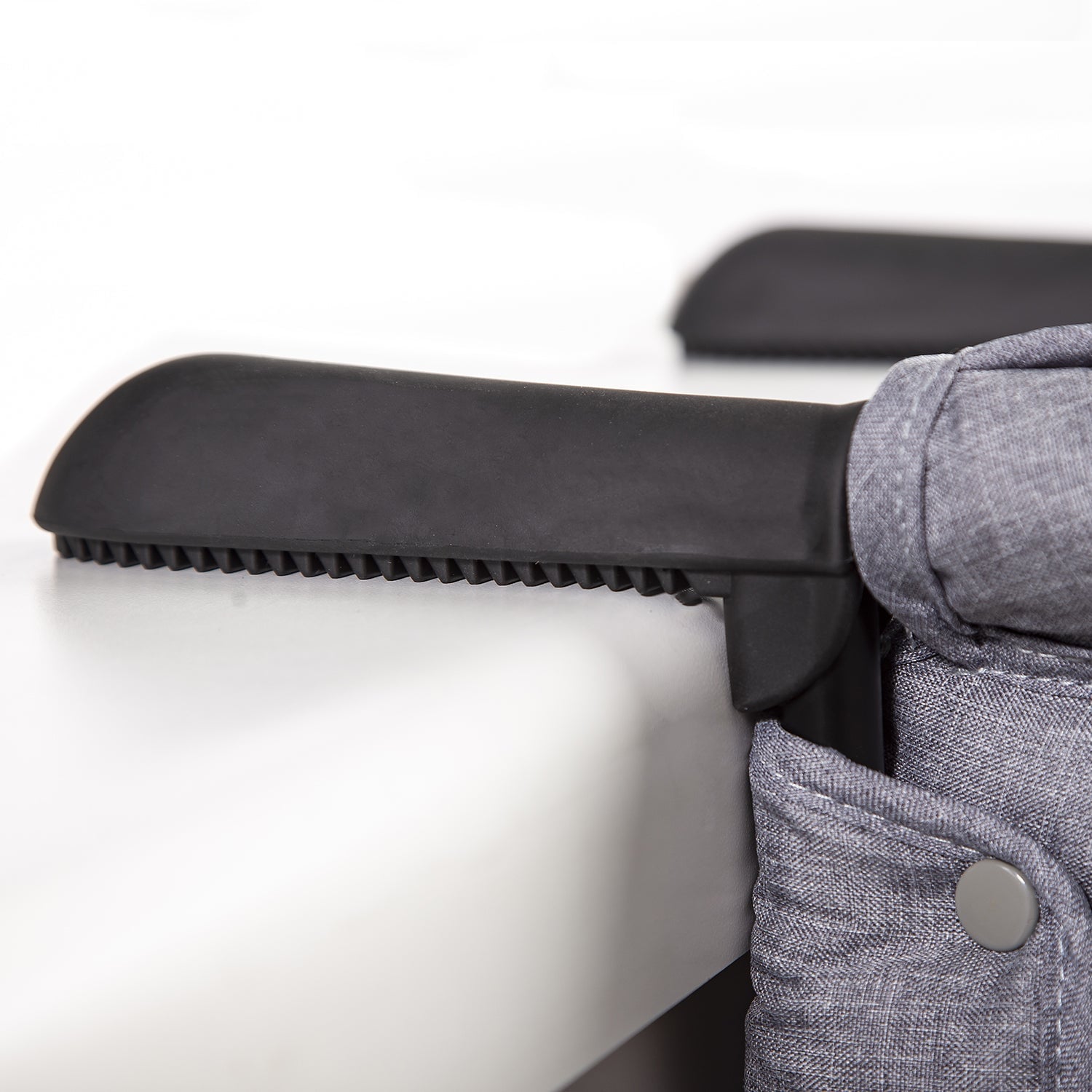 SILLA COMER BEBESIT EAT & BEAR SUJECIÓN MESA PORTABLE GRIS - 3