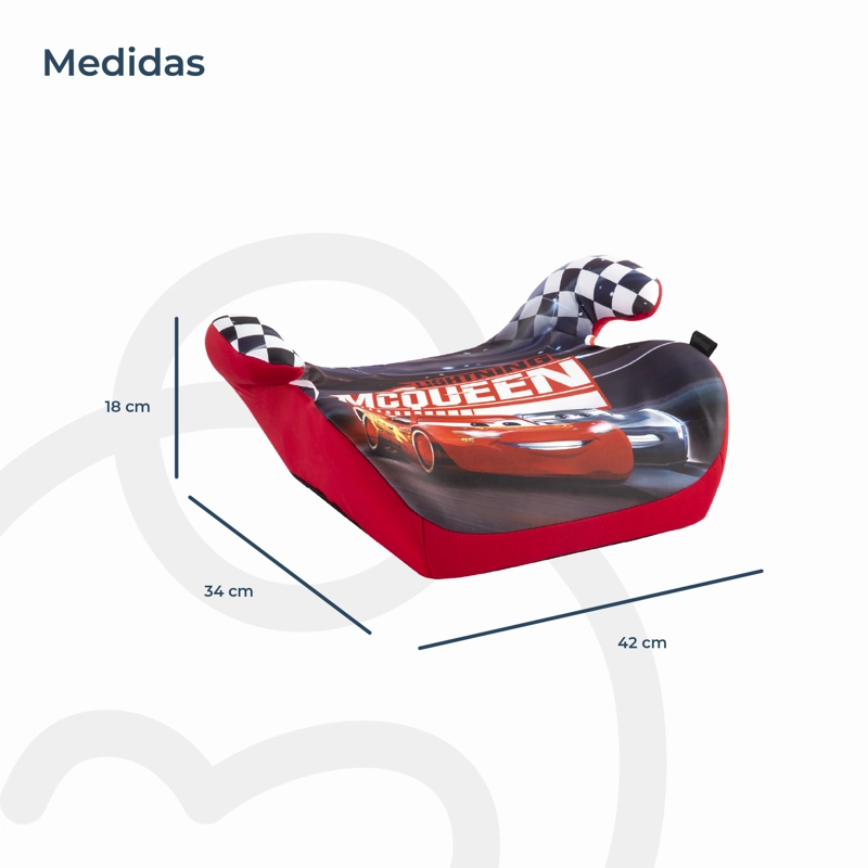 ALZADOR DISNEY AUTO CARS ROJO - 7