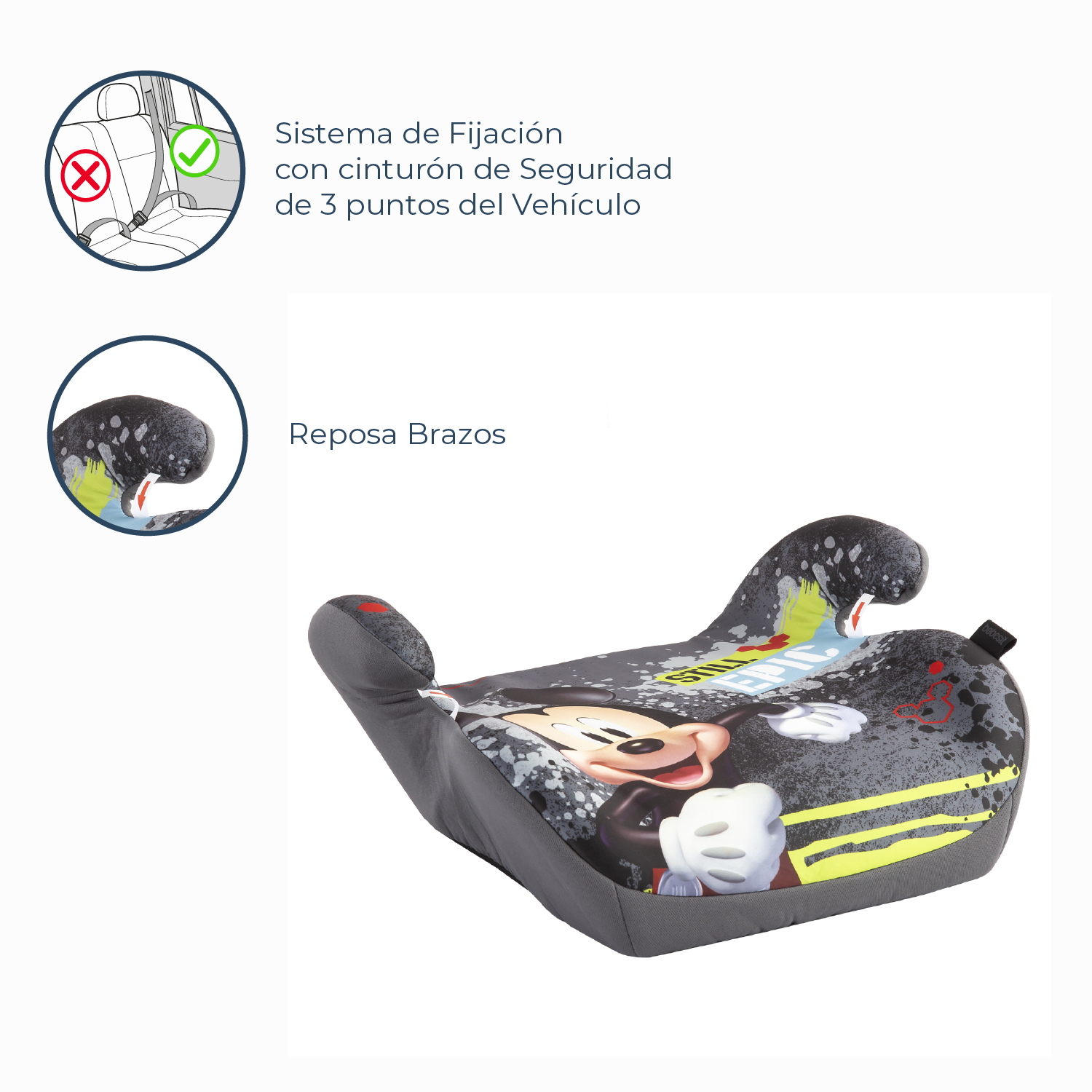 ALZADOR DISNEY MICKEY GRIS - 4
