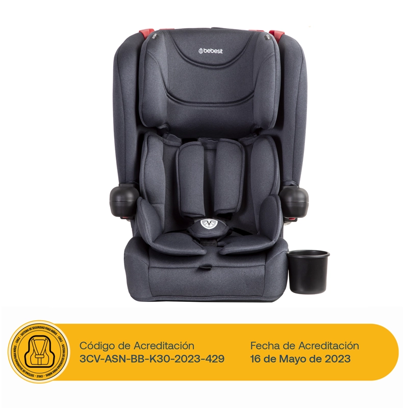 SILLA AUTO BEBESIT BUTACA SMARTFIX NEGRO - 2