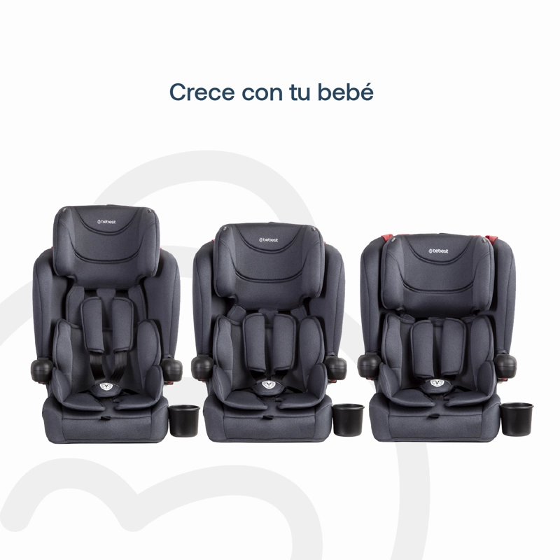 SILLA AUTO BEBESIT BUTACA SMARTFIX NEGRO - 8