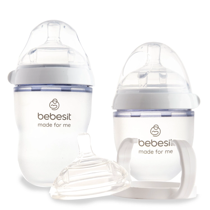 PACK MAMADERA BEBESIT MY CUP + MANILLA Y TETINA BLANCO - 1