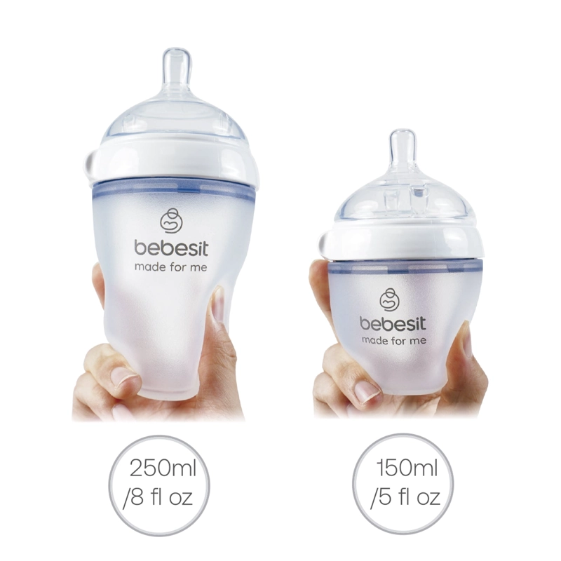 PACK MAMADERA BEBESIT MY CUP + MANILLA Y TETINA BLANCO - 5