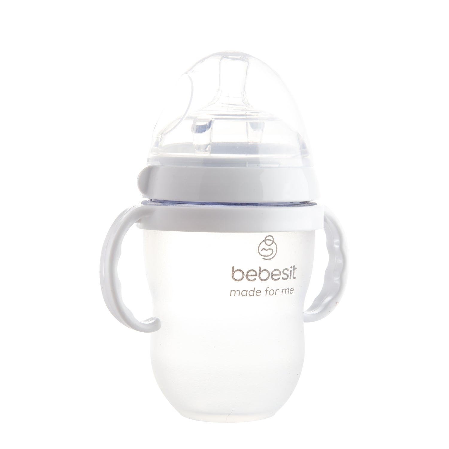PACK MAMADERA BEBESIT MY CUP + MANILLA Y TETINA BLANCO - 7