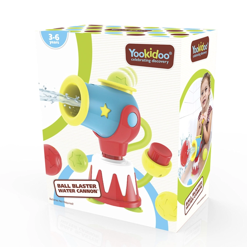 JUEGO BAÑO YOOKIDOO CAÑON AGUA INFANTIL BEBÉ NIÑO NIÑA TINA MULTICOLOR - 5