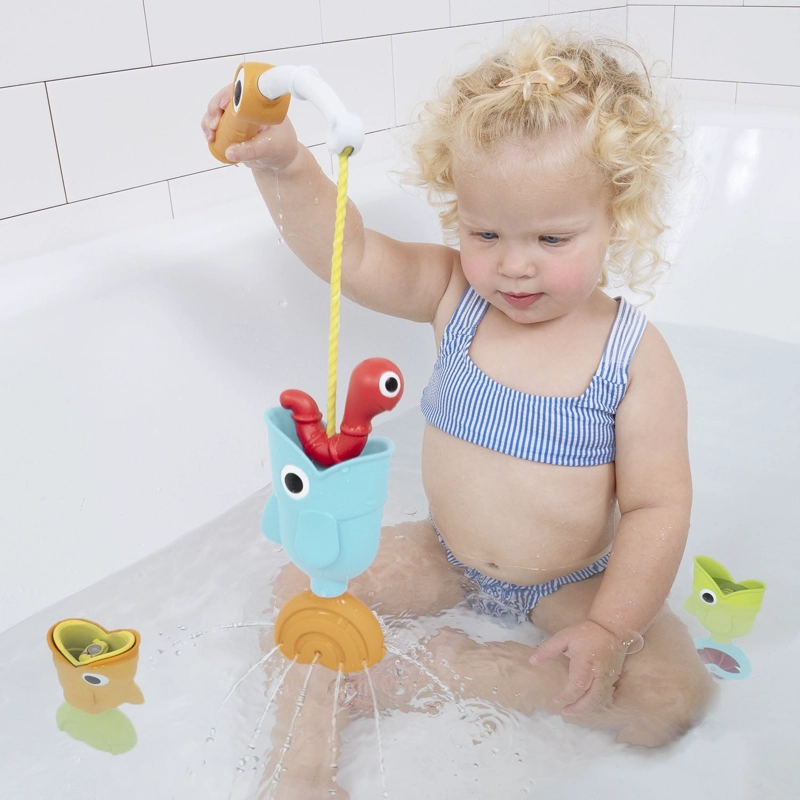 JUEGO BAÑO YOOKIDOO CAÑA PESCAR INFANTIL BEBÉ NIÑO NIÑA TINA MULTICOLOR - 2