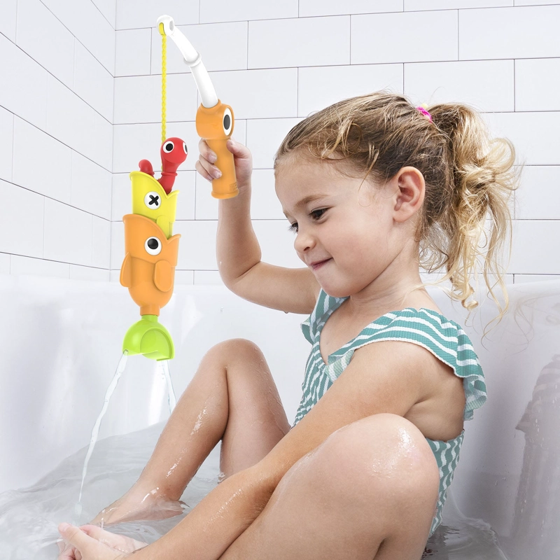 JUEGO BAÑO YOOKIDOO CAÑA PESCAR INFANTIL BEBÉ NIÑO NIÑA TINA MULTICOLOR - 3