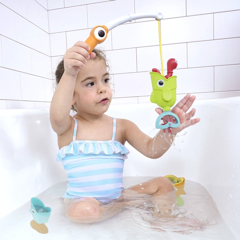 JUEGO BAÑO YOOKIDOO CAÑA PESCAR INFANTIL BEBÉ NIÑO NIÑA TINA MULTICOLOR - 4