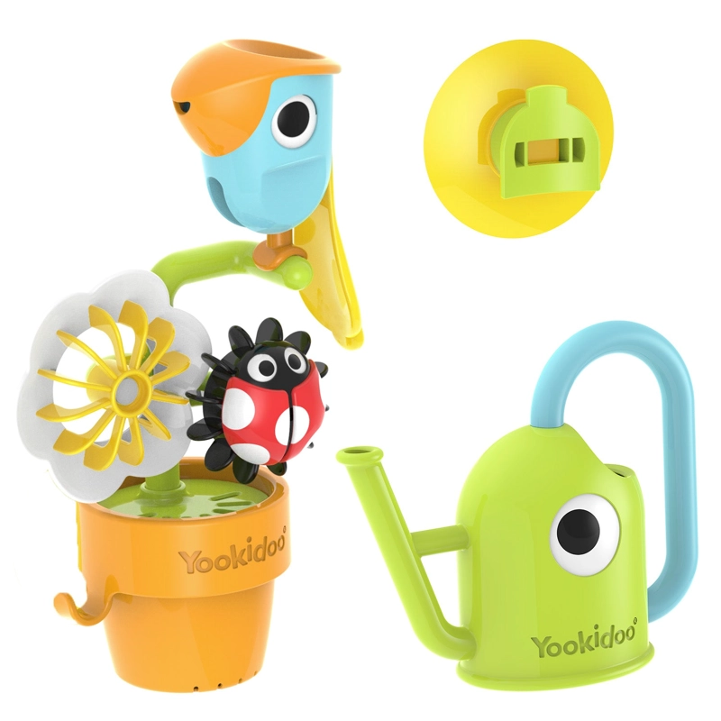 JUEGO BAÑO YOOKIDOO TUCAN Y CHINITA AGUA INFANTIL BEBÉ NIÑO NIÑA TINA MULTICOLOR - 1