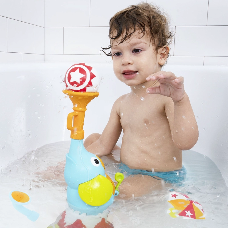 JUEGO BAÑO YOOKIDOO CIRCO ELEFANTE INFANTIL BEBÉ NIÑO NIÑA TINA MULTICOLOR - 2