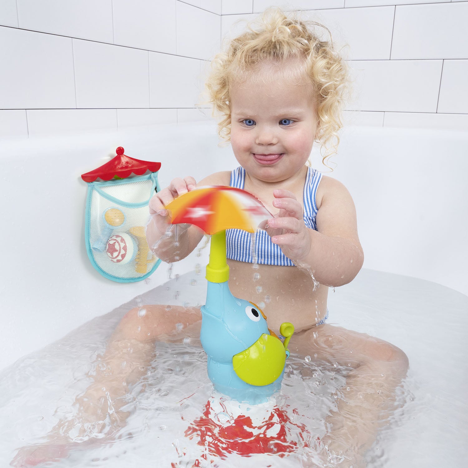 JUEGO BAÑO YOOKIDOO CIRCO ELEFANTE INFANTIL BEBÉ NIÑO NIÑA TINA MULTICOLOR - 4