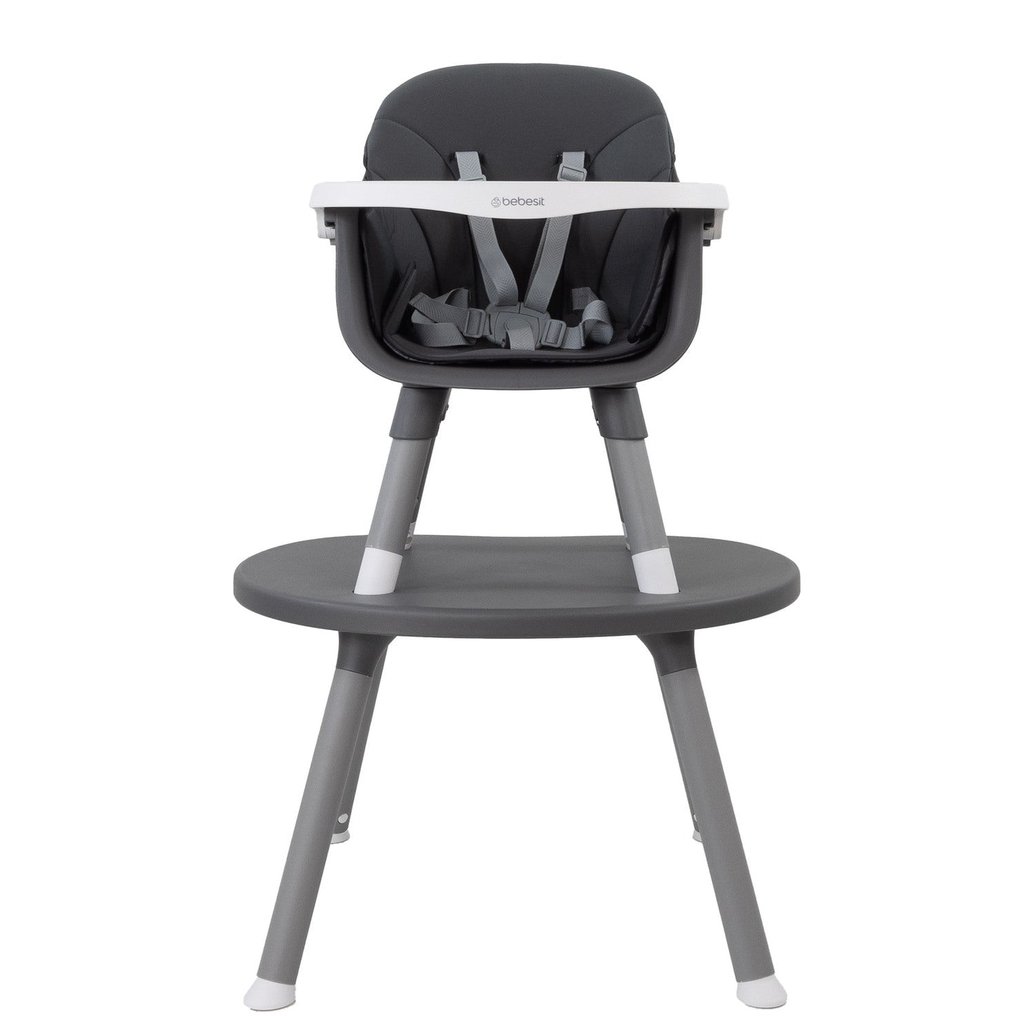 SILLA COMER BEBESIT BABY DESK 4 EN 1 GRIS - 2