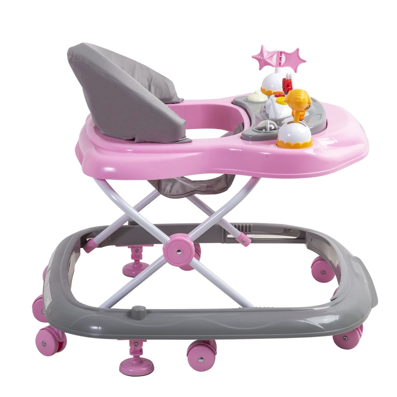 ANDADOR BEBESIT MUSICAL AIRBUS GRIS ROSADO - 5