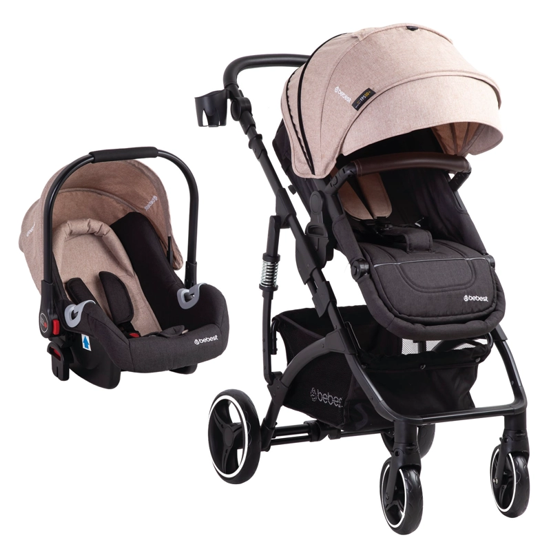 COCHE BEBESIT TRAVEL SYSTEM EXPLORER LX BEIGE - 1